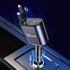 Zilvex™ 4-in-1 Retractable Car Charger
